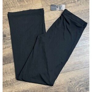 BCBGMAXAZRIA NWT Women’s Size 8 Black Straight Leg Pants Rayon‎ Blend